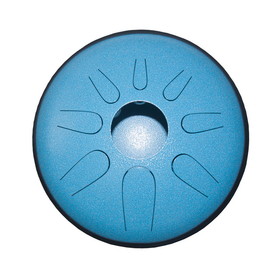 Idiopan Domina 12-Inch Tunable Steel Tongue Drum Chakra Tuning - Blue Lotus