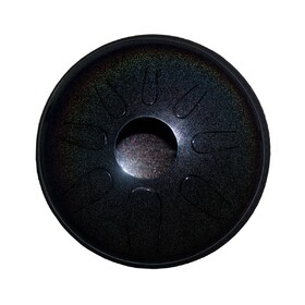 Idiopan DPD12-08S2-DAA Domina 12-Inch Tunable Steel Tongue Drum - Dark Agate