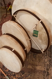 DOBANI FD14 DOBANI Pretuned Goatskin Head Wood Frame Drum w/ Beater 14