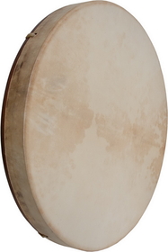 DOBANI FD18RC DOBANI Pretuned Goatskin Head Red Cedar Wood Frame Drum w/ Beater 18"x2"