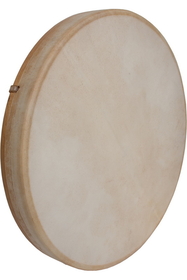 DOBANI FD18T DOBANI Tunable Goatskin Head Wooden Frame Drum w/ Beater 18"x2"