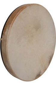DOBANI FD18 DOBANI Pretuned Goatskin Head Wood Frame Drum w/ Beater 18"x2"