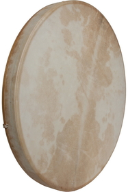 DOBANI FD22T DOBANI Tunable Goatskin Head Wooden Frame Drum w/ Beater 22"x2"