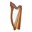 Roosebeck Minstrel Harp 29-String Chelby Levers Sheesham Vine