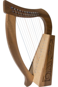 Roosebeck HPBYW Roosebeck Walnut Baby Harp 12-String
