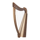 Roosebeck Heather Harp 22-String Chelby Levers, Walnut Thistle