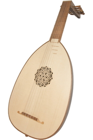 Roosebeck LT6DWSN Roosebeck Deluxe 6-Course Lute Walnut