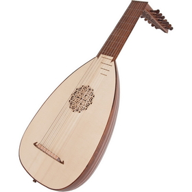 Roosebeck LT8DRN Roosebeck Deluxe 8-Course Lute Sheesham