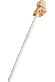 Mid-East MLTR1 Mid-East Mallet w/ Plastic Handle and Suede Covered Rubber Tip 10.5"
