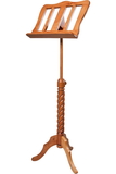 Roosebeck MSTDRC Roosebeck Single Tray Spiral Red Cedar Music Stand