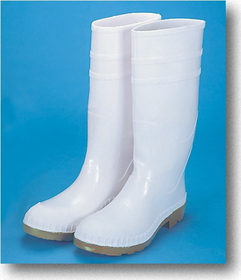 Mutual Industries 16" PVC Sock Boot White