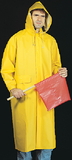 Mutual Industries .35 Mm Pvc/Polyester Raincoat W/Detachable Hood