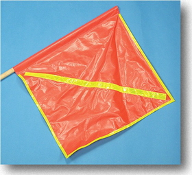 Mutual Industries Reflective Hwy Safety Flag