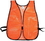 Mutual Industries 16300-1 Orange Soft Mesh Safety Vest - Plain, Price/each