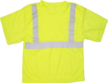 Mutual Industries Ansi Class 2 Lime Mesh Tee Shirt