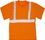 Mutual Industries Ansi Class 2 Orange Mesh Tee Shirt, Price/each