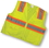 Mutual Industries Ansi Class 2 Lime Surveyor Vest With Pouch Pockets, Price/each