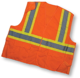Mutual Industries Ansi Class 2 Mesh Tearaway With Pockets