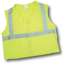 Mutual Industries Ansi Class 2 Lime Solid Durable Flame Retardant Vest