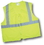 Mutual Industries Ansi Class 2 Lime Solid Non Durable Flame Retardant Vest, Price/each