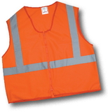 Mutual Industries Ansi Class 2 Solid Non Durable Flame Retardant Vest