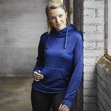 J.America 8662 Ladies Odyssey Poly Hoodie