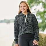 J.America 8853 Ladies Triblend Cropped Hoodie