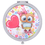 GOGO Craft Compact Mirror Metal Folding Magnify For Girl, Cute Pattern