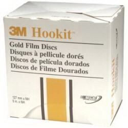 3M 0965 Hookit Gold Film 5" P120G-100/Bx