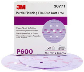 3M 30771 6" Purple P600 Disc 50/Bx