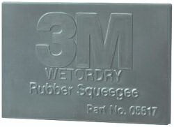 3M 5518 3" X 2" Rbr Squeegee- Each