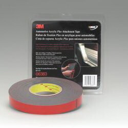 3M 06383 7/8X20Yds Blk Autom Attchmnt Tape