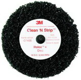 3M 7466 Roloc+Clean-N-Strip Disc 4X1/2-Ea
