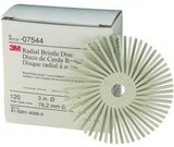 3M 7544 Bristle Disc Radial 120 White 10/Bx