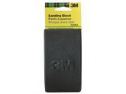 3M 9292 5" X 2-34" Rubber Sanding Block - Black