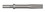 AJAX Tools AJ304-24 Flat Chisel Oval Collar .580 24" Length, Price/EACH