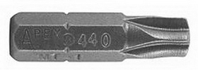 Cooper Power Tools AP440-MT-2 Hex Insert 1/4" W/Mortorq #2 Pt 1"Oal