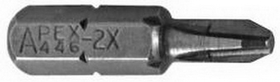 Cooper Power Tools 446-22X Bit 1/4"Hex Drv Insert #2 Phillips 2"Oal