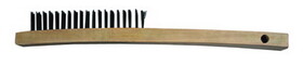 S.M. Arnold AR85-597 Wire Scratch Brush 14" Curved Handle Ss