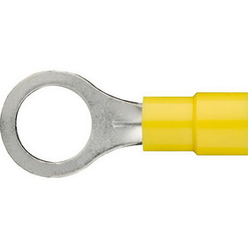 Auveco Products 5031 Yellow Ring Tongue Terminal 100Pk