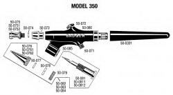 Badger Air Brush 50-0752 Air Tip Heavy