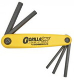 Bondhus 12585 Hex Fold-Up Tools 3/16-3/8 5 Pc