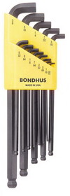Bondhus 16537 Stubby Balldrvr L-Wrench 13 Pc .050-3/8