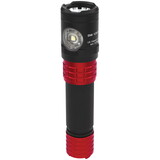 Bayco USB-578XL-R Usb Dual-Light Flashlight W/Holstr - Red