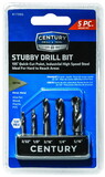 Century Drill & Tool CDT17905 5 Pc Stubby Hex Drill Set