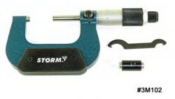 Central 3M102 1-2", .0001" Swiss Style Micrometer