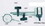 Central Tools 4242 Rod Clamp F/6416 & 6418 Mag Bases, Price/EA