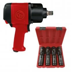 Chicago Pneumatic CP7763P Impact Wr 3/4" Hd W/Free 8Pc Skt Set