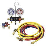 CompuSpot MA1234 Dual Alum Manifld 6' Hose 80Mm Gauge Cp