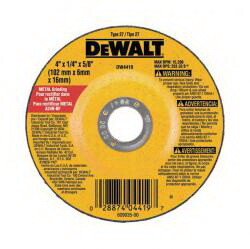 Dewalt DW4514 Wheel Steel 4-1/2X1/4X7/8 (37156)